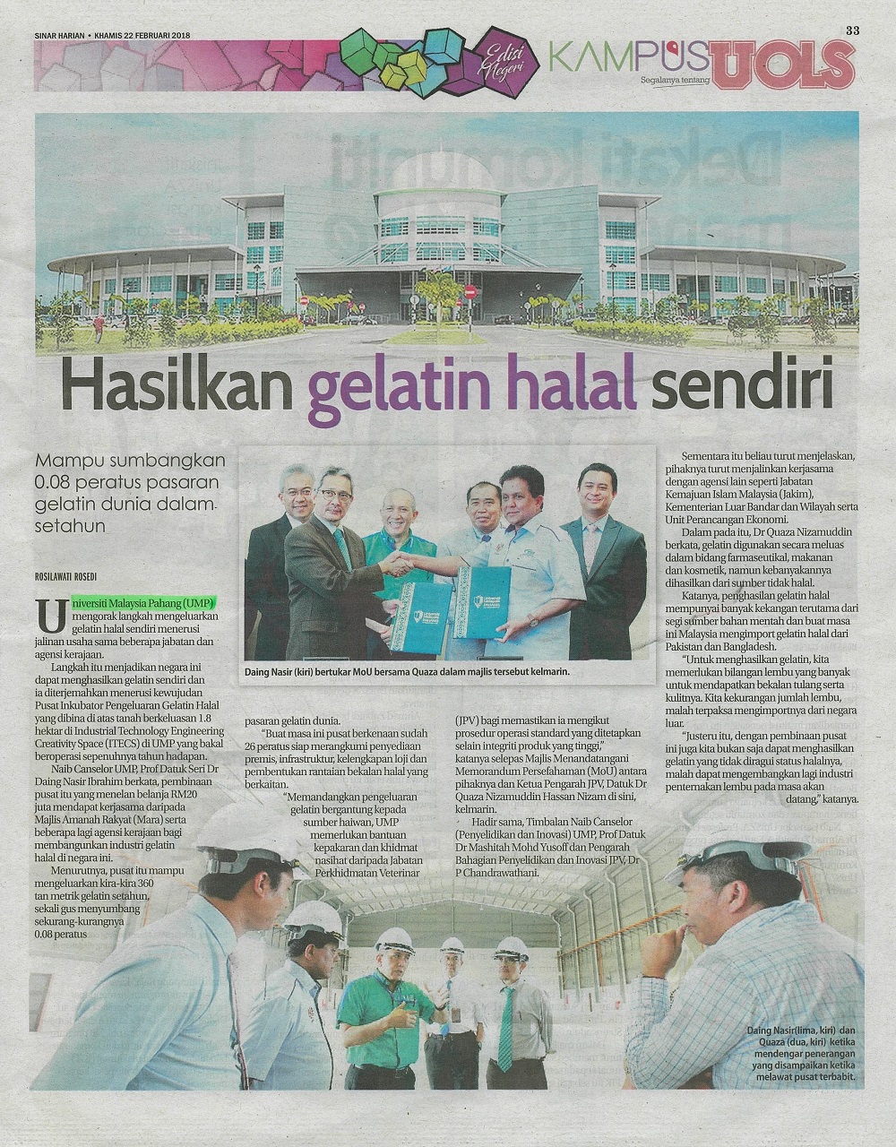 220218 sinar hasilkan gelatin halal1